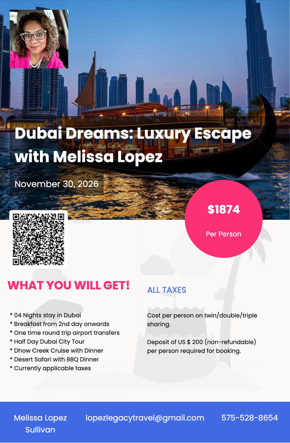 Dubai Dreams: Luxury Escape with Melissa Lopez