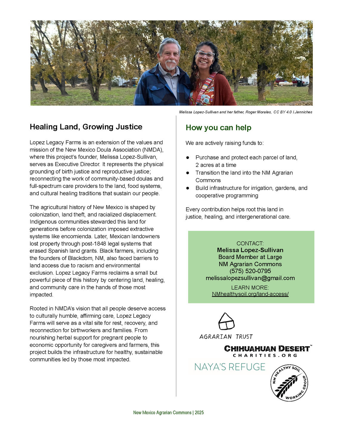 Healing Land, Growing Justice